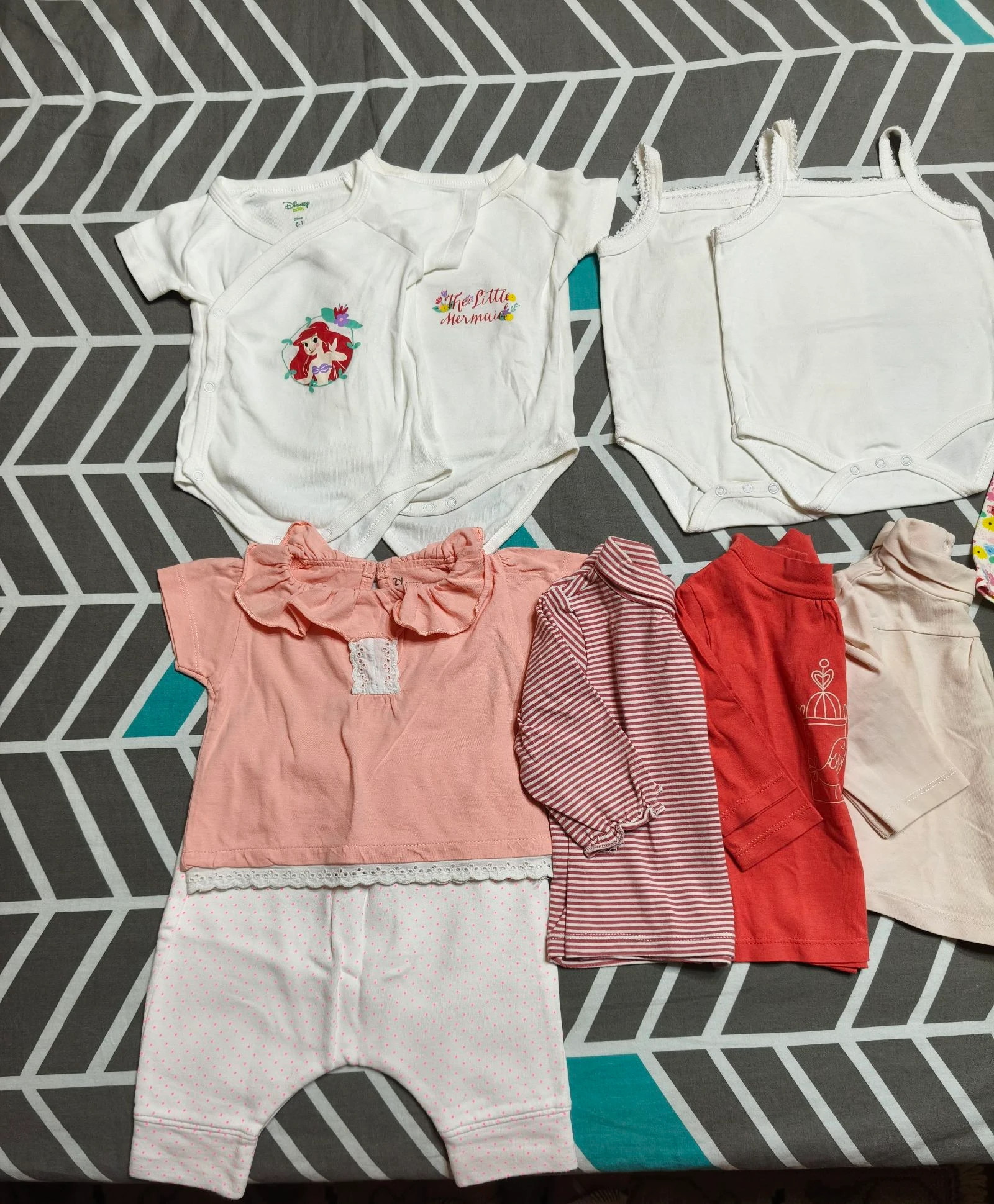 Lote 11 peças bebé menina 1-3 meses | Lot bébé fille – photo 5
